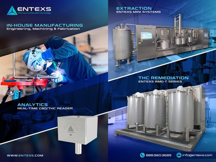 Company Spotlight: ENTEXS, the Future of Extraction and THC Remediation Technology