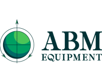 ABM Equipment logo on a transparent background, PNG