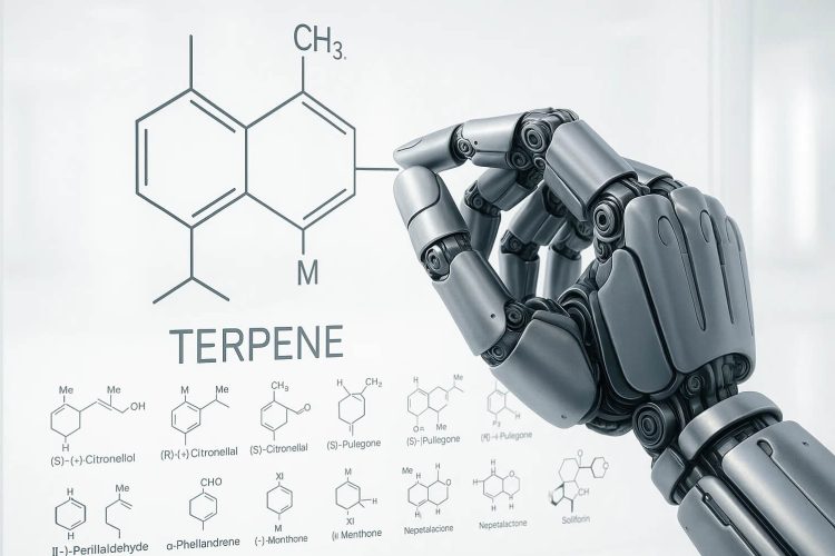 AI-powered cannabis cultivation system optimizing terpene and cannabinoid production with real-time data analytics
