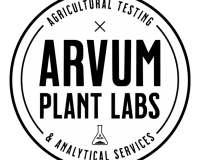 Arvum Plant Labs logo on a transparent background, PNG