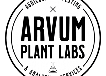 Arvum Plant Labs logo on a transparent background, PNG