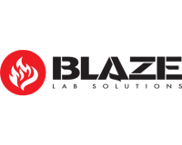 Blaze Lab Solutions logo on a transparent background, PNG