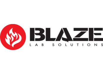 Blaze Lab Solutions logo on a transparent background, PNG