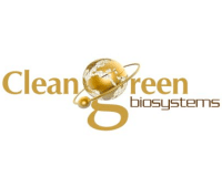 Clean Green Bio logo on a white background, PNG