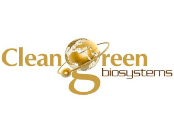 Clean Green Bio logo on a white background, PNG