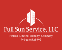 Full Sun Consultancy logo on a red background, PNG