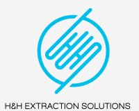 H&H Extractions logo on a transparent background, PNG