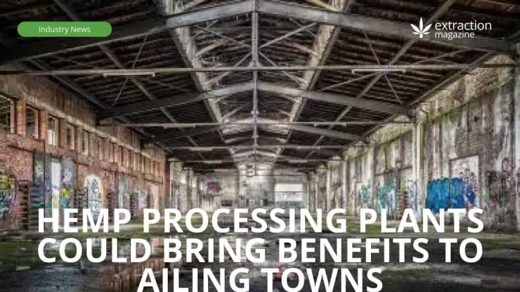 Hemp Processing Plants Could Bring Benefits to Ailing Towns