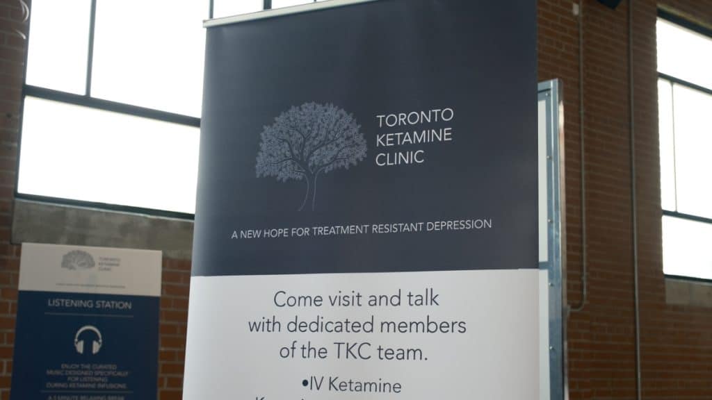 Toronto Ketamine CLinic stall at Open:Minds Expo